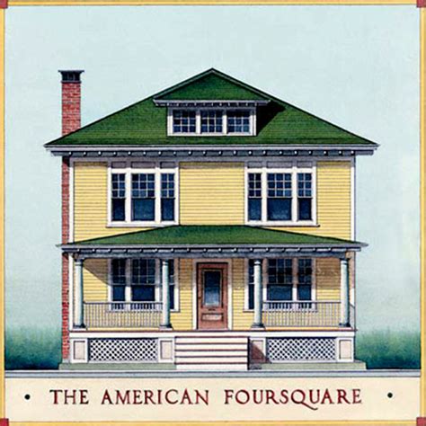 The American Foursquare - Design for the Arts & Crafts House | Arts & Crafts Homes Online