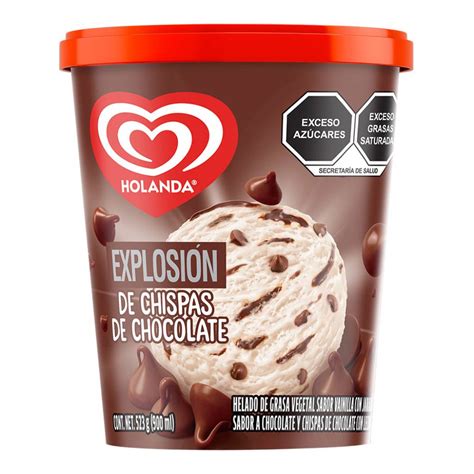 Helado Holanda Chispas De Chocolate 900 Ml Soriana