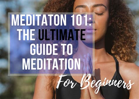 Meditation For Beginners: The Ultimate Guide To Meditating