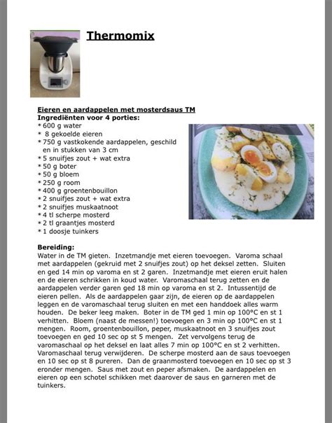 An Article About Thermomix Is Shown In This Page With Pictures Of Eggs And