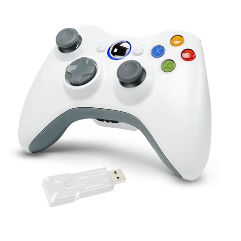 Bonadget Xbox 360 Controller, Wireless Controller for Xbox 360, 2.4GHZ ...