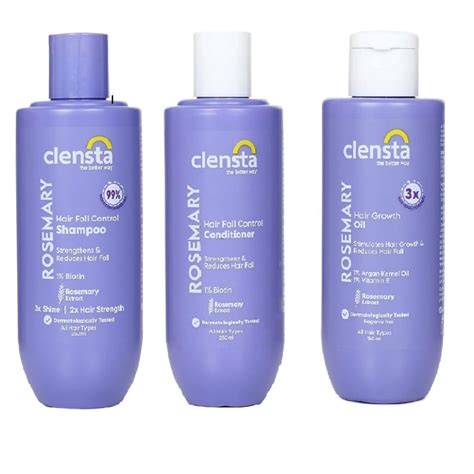 Clensta Rosemary Anti Hair Fall Spa Kit Hair Oil Ml Shampoo