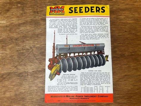 Mm Wheatland Disc Plow Seeders Sales Lit Aumann Auctions Inc