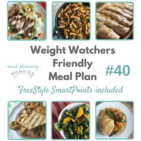 Weight Watcher Friendly Meal Plans Archives Meal Planning Mommies