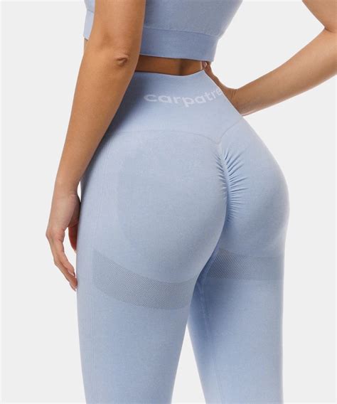 Seamless Shaping Baby Blue Allure Leggings Carpatree