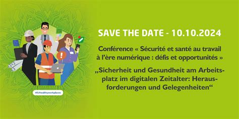 Save the date Conférence Sécurité et santé au travail à lère