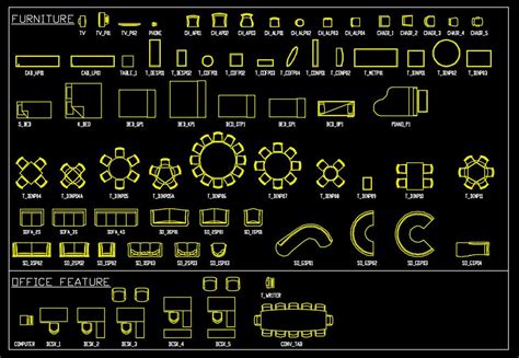 Autocad Furniture Blocks Free Download