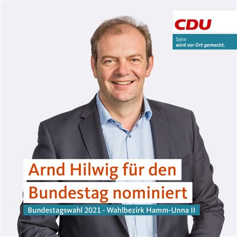 Arnd Hilwig für den Bundestag nominiert CDU Stadtverband Selm