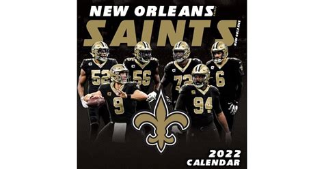 New Orleans Saints Calendar 2022 Sport Calendar 2022 2023 18 Months