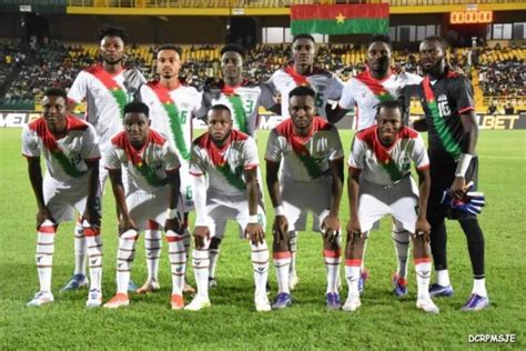 Eliminatoires CAN Maroc 2025 le Burkina en tête du groupe L après le