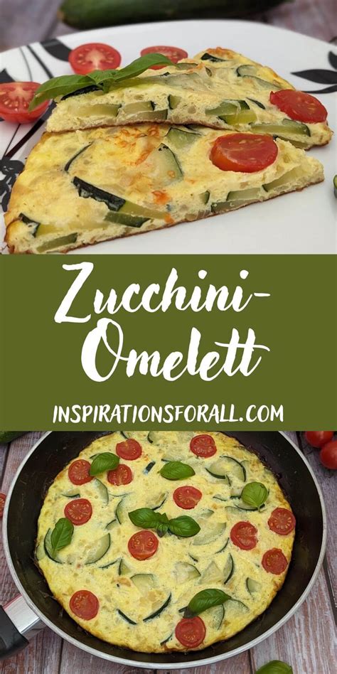 Zucchini Omelett Rezept Mit Tomaten Und Basilikum