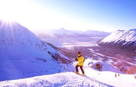 Alaska Downhill Skiing, Alyeska Resort, Girdwood, Alaska