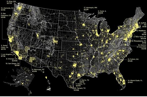 Visualizing Americas Economic Activity Map