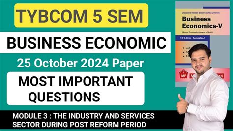 Business Economic Important Question Tybcom Sem Economic