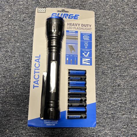 Surge Lumen Tactical Led Alkaline Flashlight Hhl As New Ebay