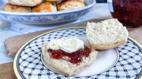 Scones With Jam And Clotted Cream Recipe From Rosemary Shrager Recipe Rachael Ray Show