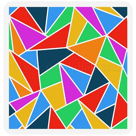 Wholesale FINGERINSPIRE Geometric Stencils 30x30cm Herringbone Wall ...