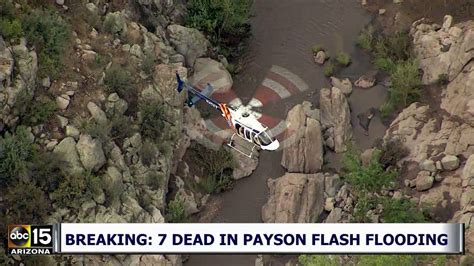 Raw Video Search Continues For 3 Missing After Payson Arizona Flash