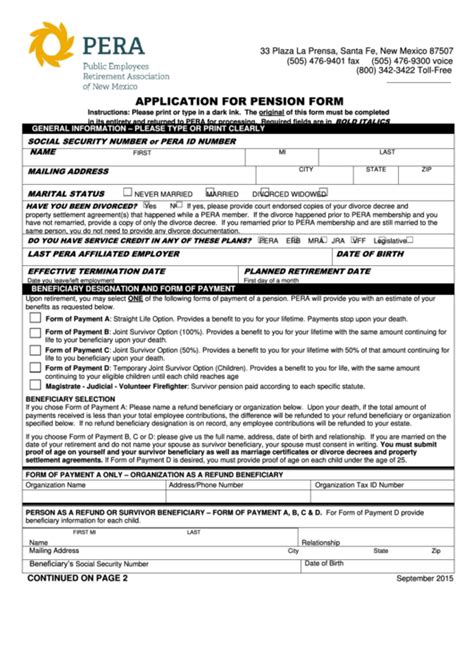 Top 6 Social Security Retirement Application Form Templates Free To