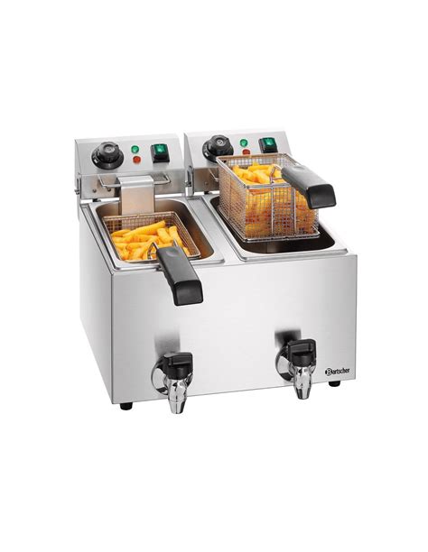 Freidora Eléctrica Doble Snack Ii Plus Bartscher R A162821e