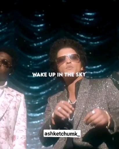 Wake up in sky 🙄 [Video] | Bruno mars music videos, Bruno mars songs, Bruno mars