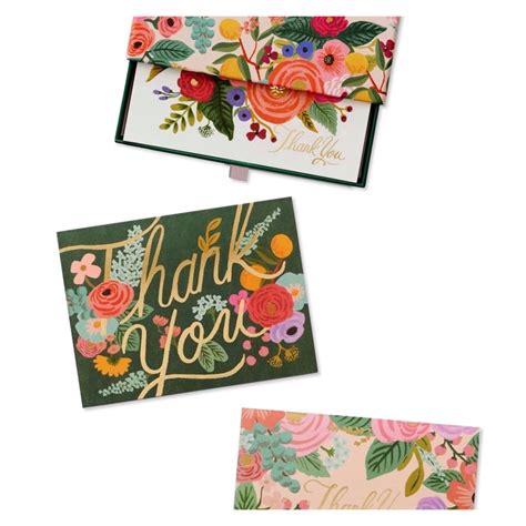 Garden Party Thank You Cards Box Set The Paper Company India