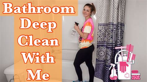 Bathroom Deep Clean With Me Deep Clean My Bathroom With Me