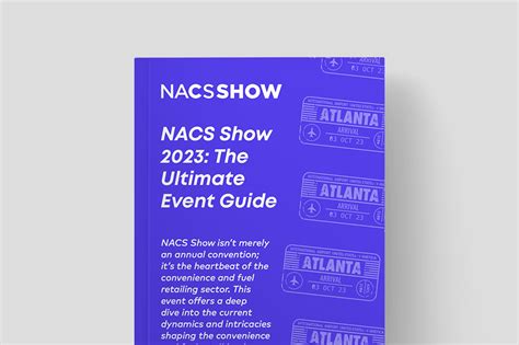 NACS Show 2023 Event Guide Vendelux