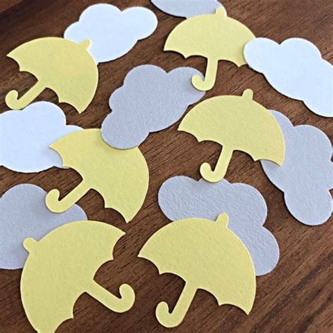 Raindrop Paper Cut Outs Set Of 25 Raindrop Die Cuts Paper Etsy