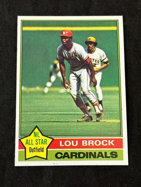 Lot Topps Lou Brock Hof