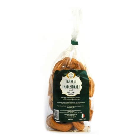 Terre Di Puglia Traditional Handmade Taralli Hot Pepper Bag