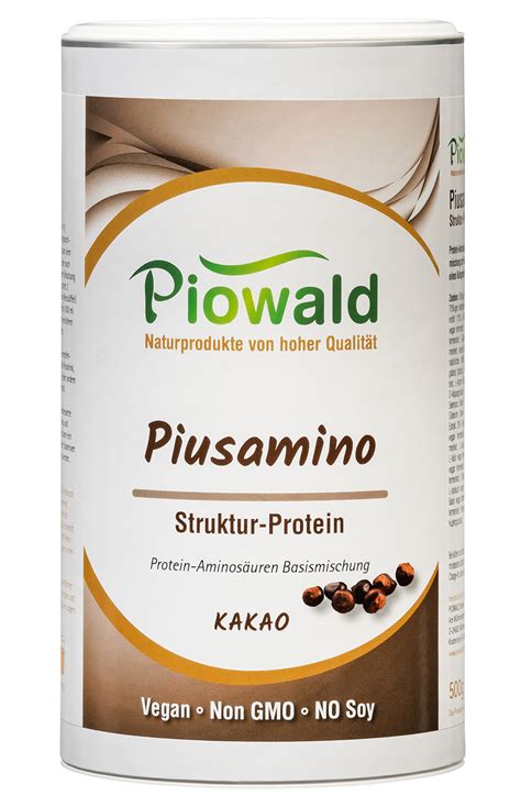 Piusamino Strukturprotein KAKAO 500g Pulver PIOWALD GmbH