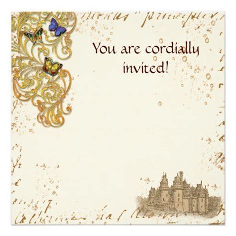 Medieval Wedding Invitations Templates