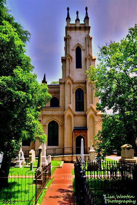 Trinity Episcopal Cathedral Columbia Sc Burial Ground Photograph by ...