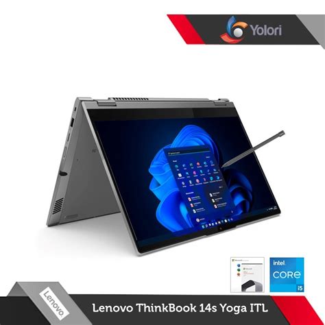 Jual Lenovo ThinkBook 14s Yoga ITL I5 1135G7 8GB 512GB Iris W11 OHS