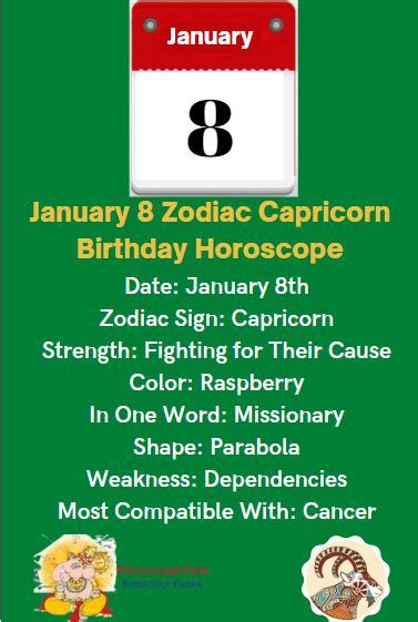 January 8 Zodiac Capricorn Birthday Horoscope (2023)