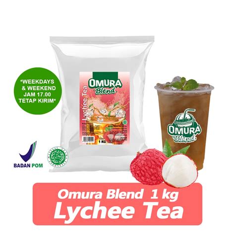 Jual Omura Blend Bubuk Minuman Rasa Lychee Tea Teh Leci Kg Shopee