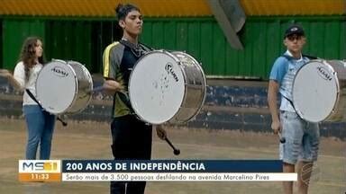 MSTV 1ª Edição Ponta Porã 200 anos de independência mais de 3 500