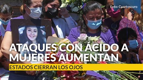 Los ataques con ácido a mujeres aumentan y apenas 7 entidades