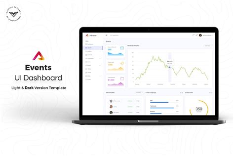 Events Admin Dashboard Ui Kit Ui Kits And Libraries ~ Creative Market