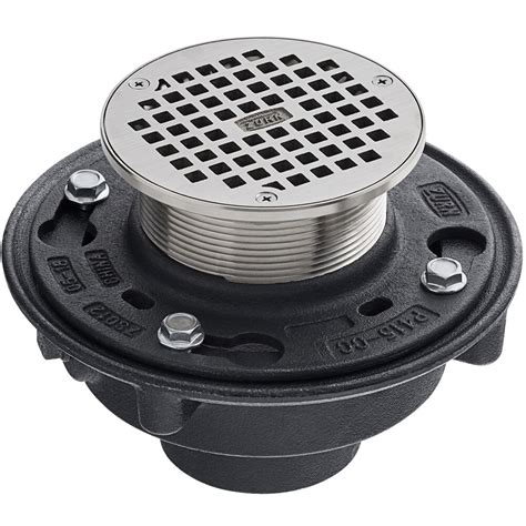 Zurn Elkay ZN415 3NH 5BZ1 EZ1 Cast Iron Floor And Shower Drain With 5