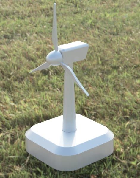 Free 3d File Wind Turbine Model Wind Turbine Model 🌬️ ・3d Printable