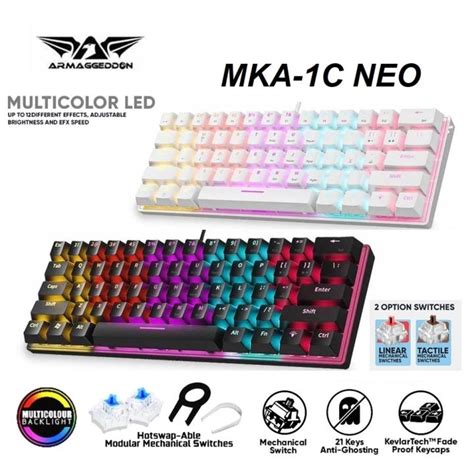 Armaggeddon MKA 1C NEO MKA 2C MKA 3C MKA 9C Mechanical Gaming