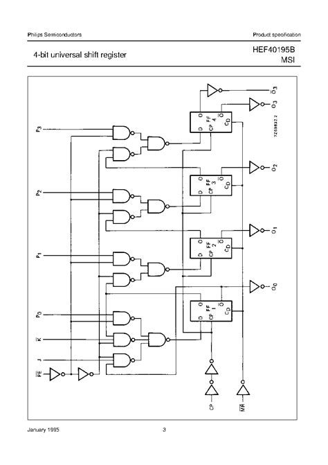 Hef Bp Datasheet Pages Philips Bit Universal Shift Register