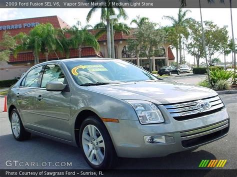 Vapor Silver Metallic Ford Fusion Sel V Medium Light Stone