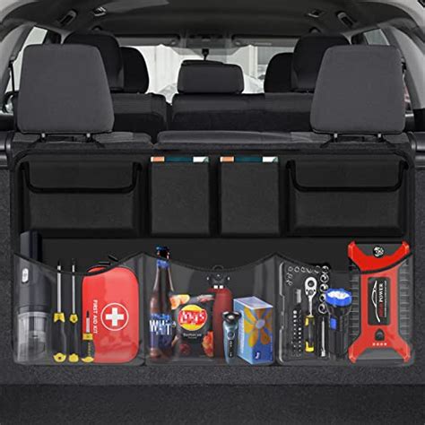 Aophy Car Trunk Organizer Backseat Hanging Organizer With Large