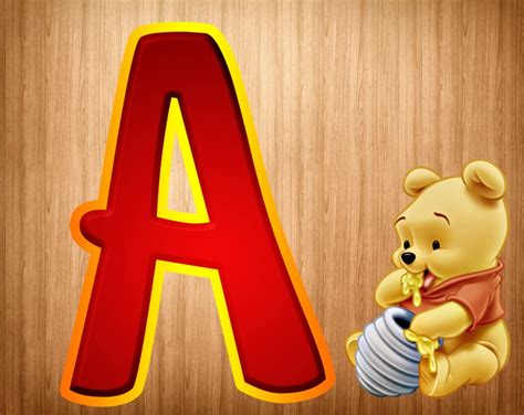 Winnie The Pooh Letters Winnie The Pooh Alphabet Winnie The Pooh Font