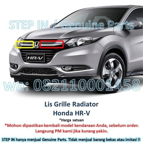 Jual List Chrome Grille Radiator Grill Satuan Kanan Kiri Honda HRV HR V