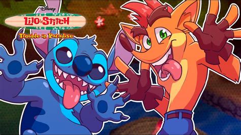 ZERANDO O JOGO DO LILO STITCH QUE É UMA CÓPIA DE CRASH Jogos