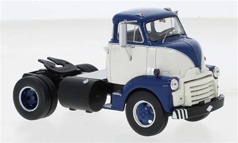 143 1954 Gmc 950 Coe Whiteblue Ixo Models Diecast Direct Inc